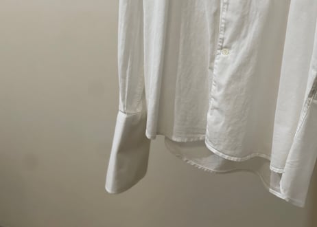 gucci dress shirt open color white