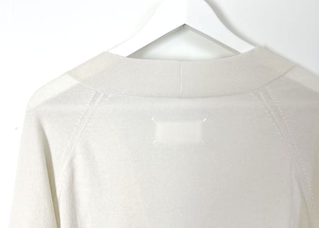 2019ss maison margiela cashmere over size cardigan white dead stock