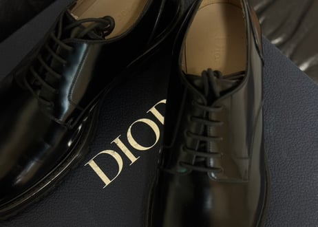 dior leather shoes dead stock