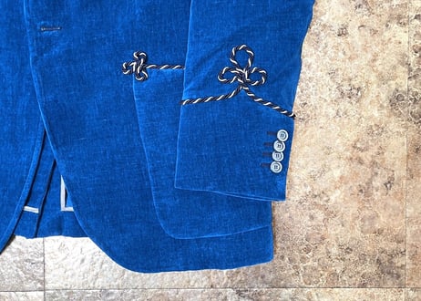 gucci 2019ss velour jacket dead stock