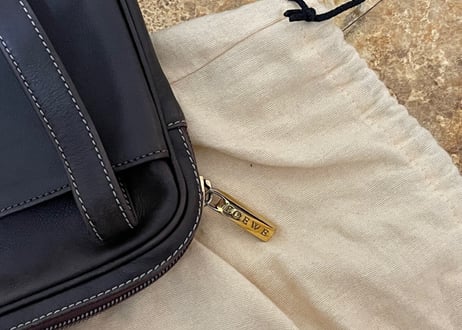loewe leather shoulder bag
