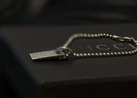 gucci silver bracelet
