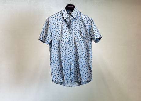 louis vuitton logo silk shirt