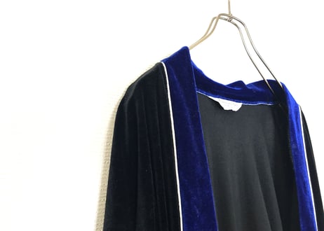 90s christian dior velour robe coat