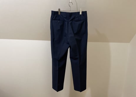 balenciaga set up suit navy stripe