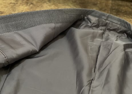 yves saint laurent double set up suit