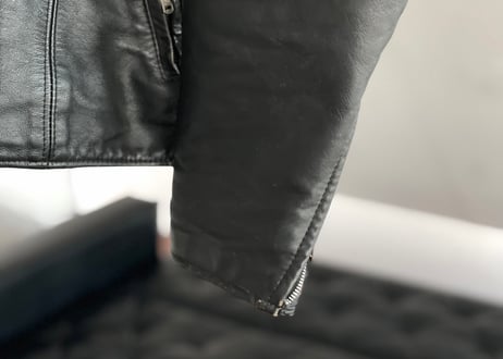 80's leather blouson made in USA