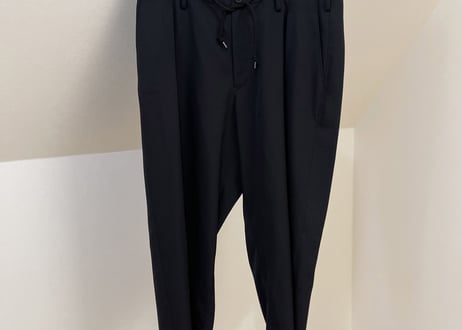 yohji yamamoto wool gabardine wide trousers dead stock