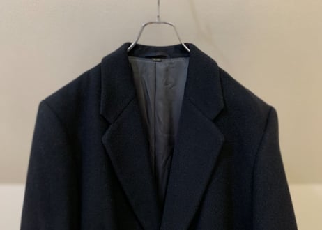 90s wool chesterfield coat