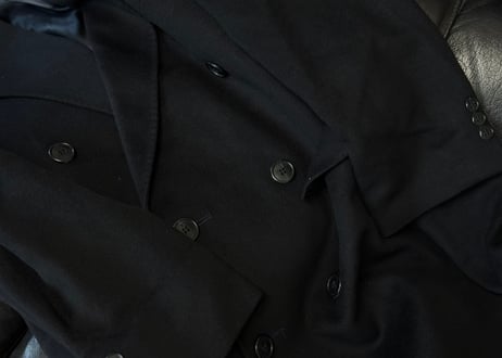 made in west germany cashmere double coat