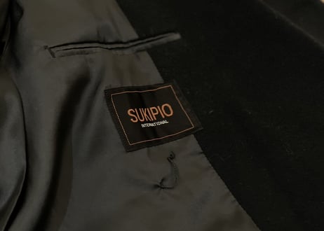 80-90s cashmere wool double long coat #5
