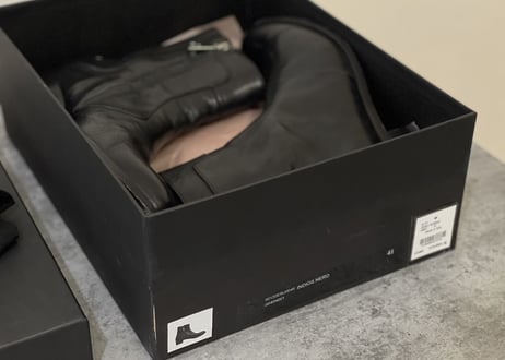 n21 leather heel boots