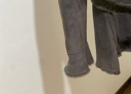 giorgio armani leather coat