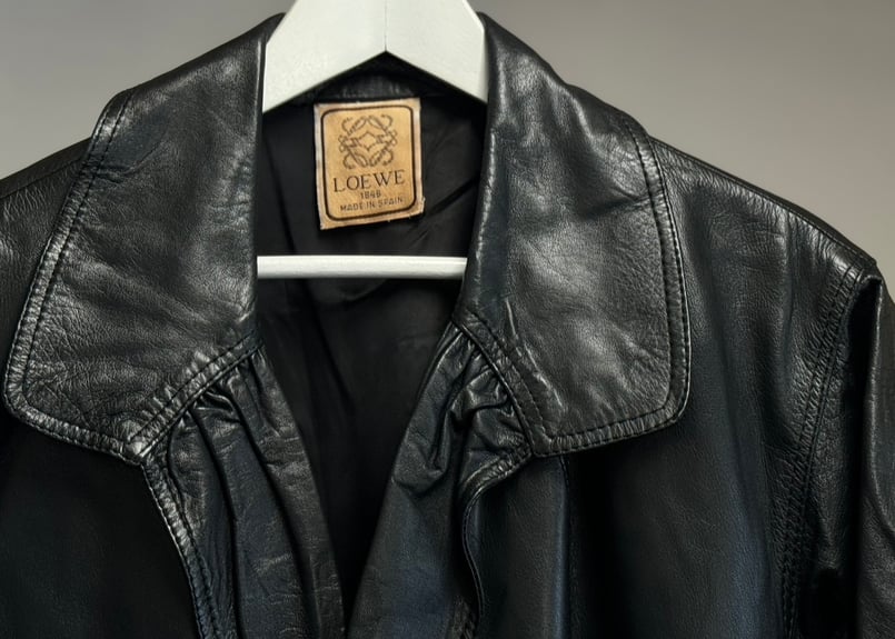 loewe leather long coat | weekend tokyo