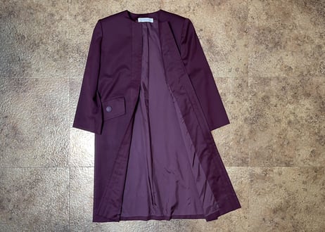 80s givenchy no collar coat