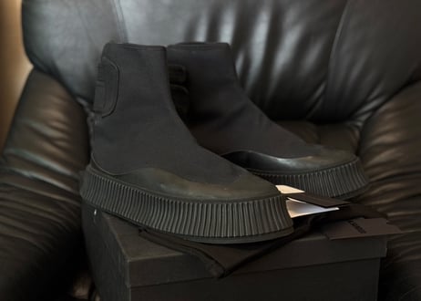 jilsander platform boots dead stock