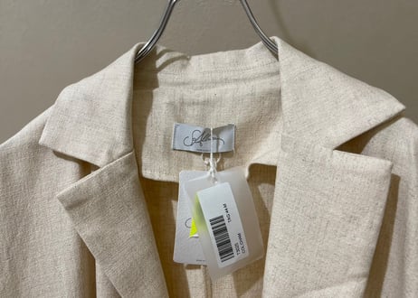 so allure light linen coat dead stock