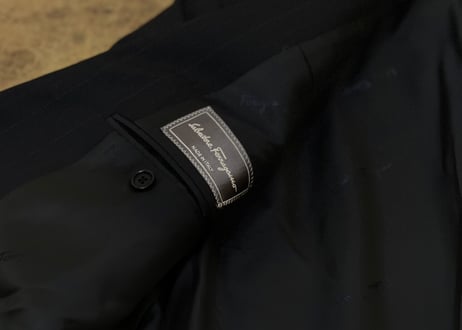 salvatore ferragamo super 150s wool set up suit