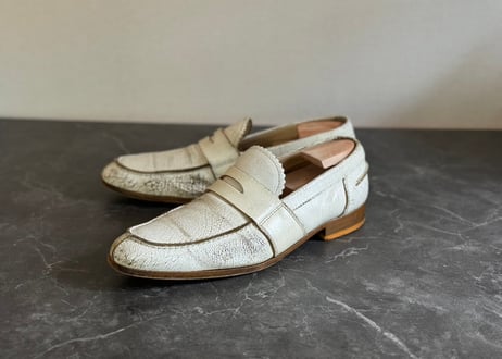miumiu leather loafers