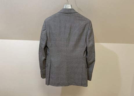 prada check setup suit