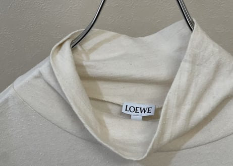 loewe turtleneck logo knit