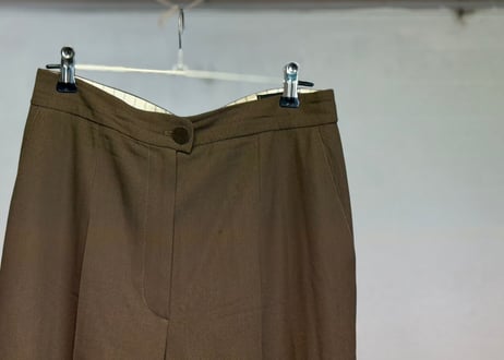 chanel wide trousers