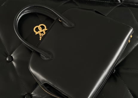 salvatore ferragamo gancini leather bag