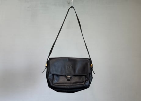 loewe anagram leather shoulder bag
