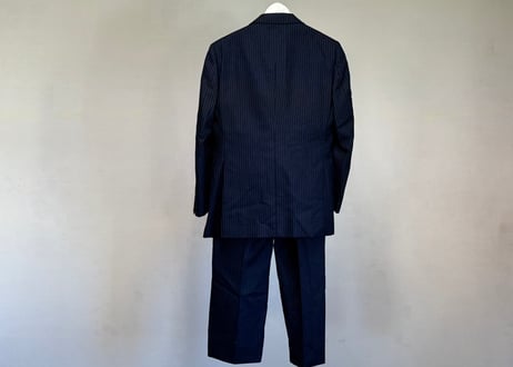 burberry three piece stripe set up suit