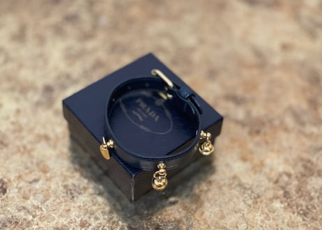 prada leather bracelet