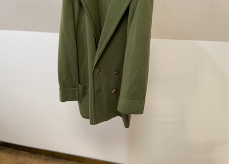 yves saint laurent double jacket green