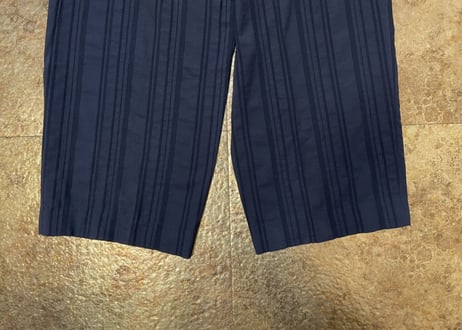 gianfranco ferre stripe eazy wide pants