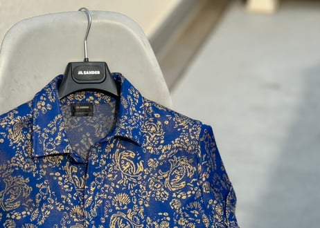 jilsander "総柄" shirt