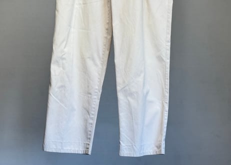 valentino wide tack white pants