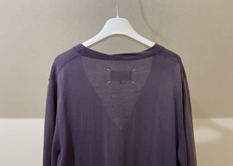 maison margiela 2013ss purple cardigan