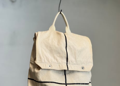 mason margiela atelier logo back pack
