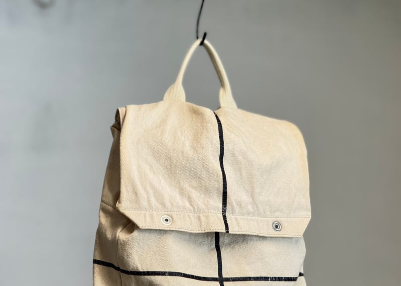 mason margiela atelier logo back pack | weekend