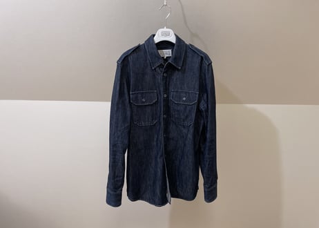 maison margiela 2014aw denim shirt jacket