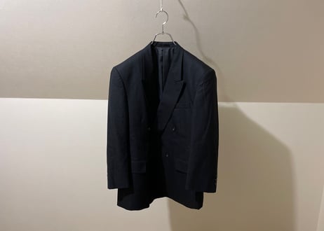 【setup special pick up】80-90s set up suit "gray stripe double"