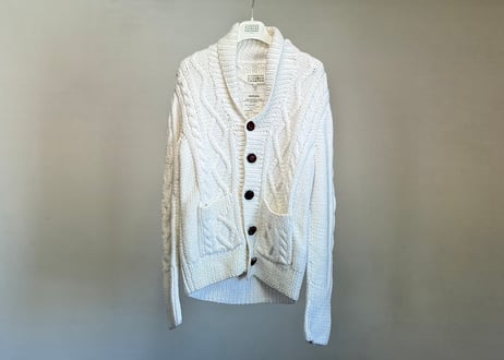 maison margiela replica 1940s aran jacket