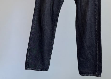 acne studios full length black denim