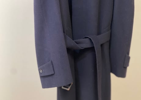 lanvin belted long coat