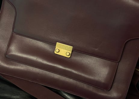 marni leather shoulder bag