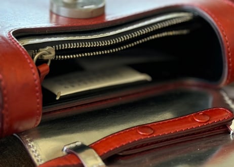 maison margiela leather shoulder bag