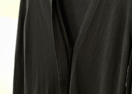 hermes 00s black knit cardigan