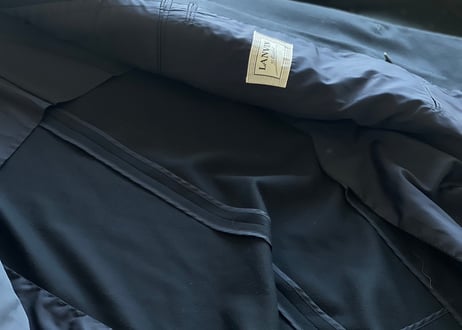 90s lanvin double set up suit