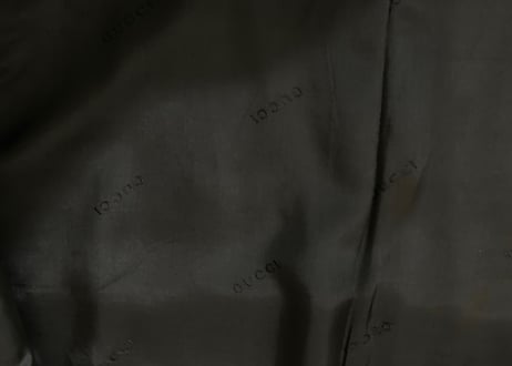 gucci logo button double blazer