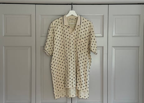 80s isseymiyake polo shirt