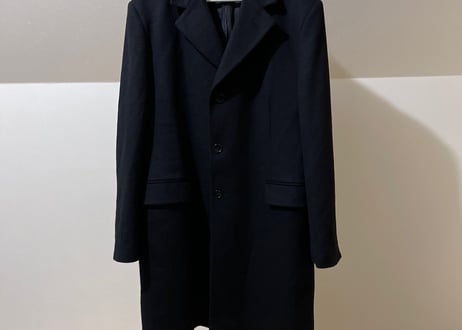 80s valentino "carisma rouge" cashmerewool chesterfield coat