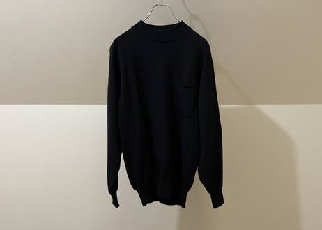 yves saint laurent logo turtle neck knit